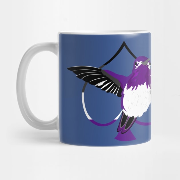 Ace Pride Hummingbird by AjDreamCraft